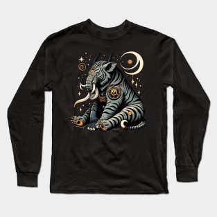 Baku Dream Eater - Celestial Guardian Myth Art Long Sleeve T-Shirt